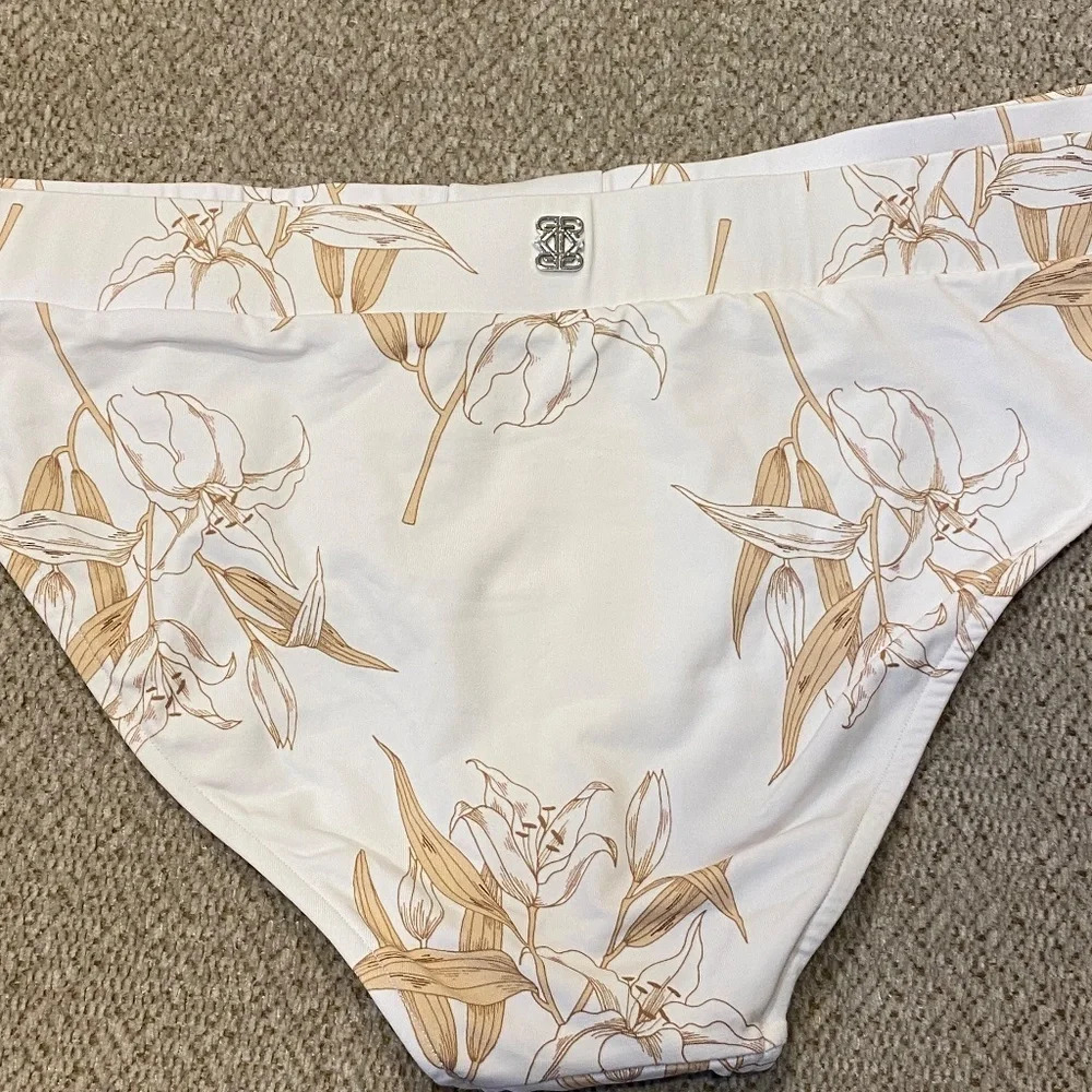 New! Revel Rey White Lily Alice bikini set 14410 - Picture 11 of 16